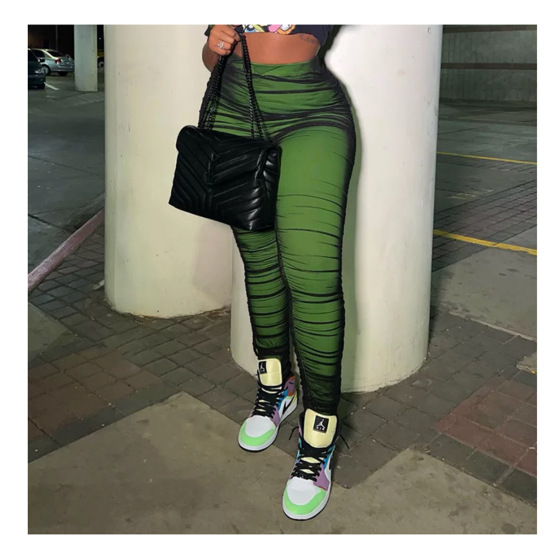New Emerald Mesh Pants
