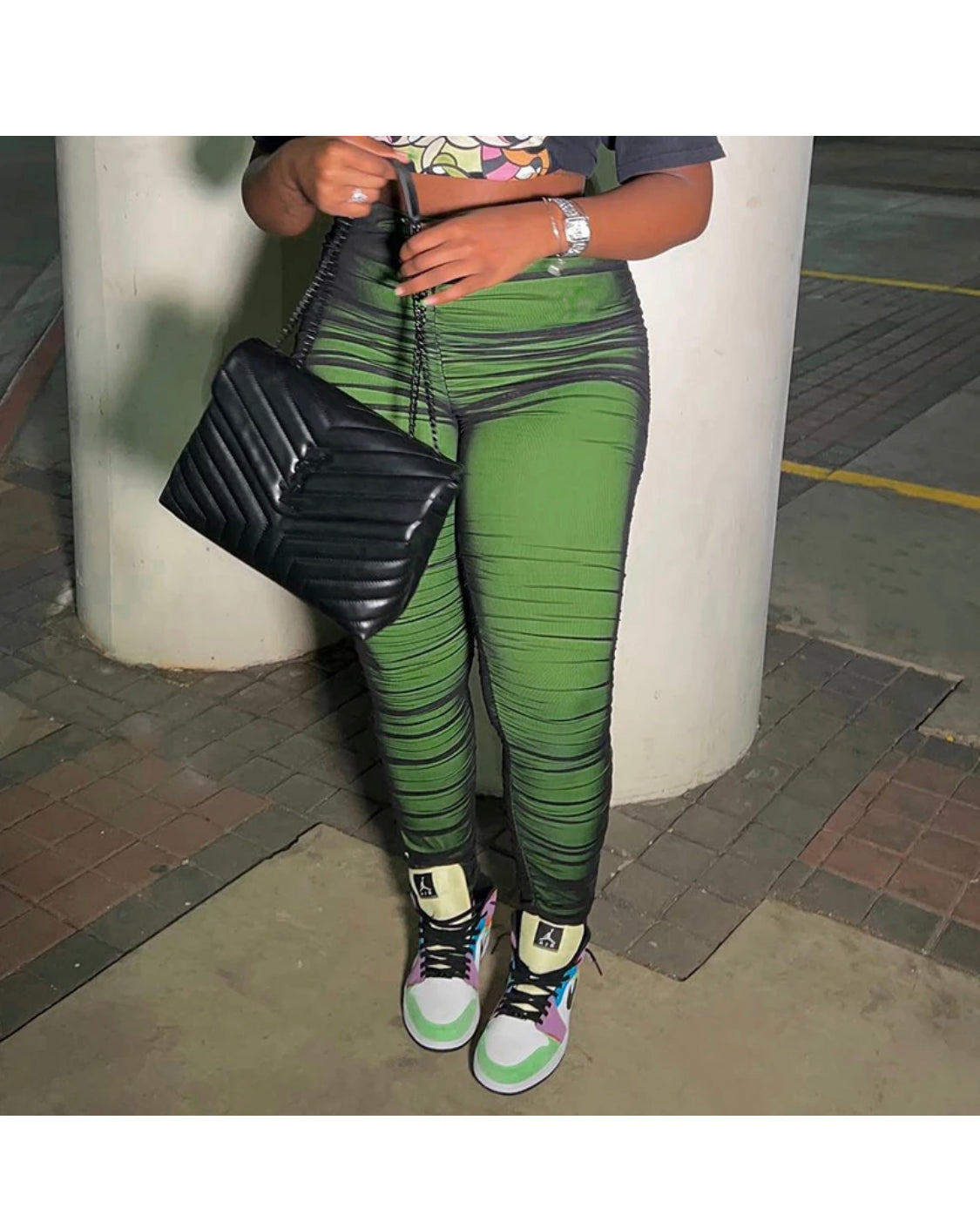 New Emerald Mesh Pants